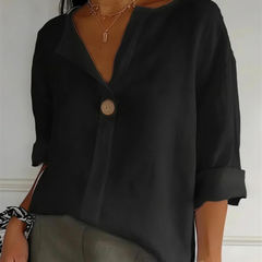 Zamma Relaxed V-Neck Top - 4K - 5