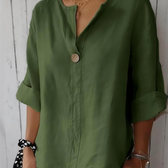 Zamma Relaxed V-Neck Top - 4K - 6