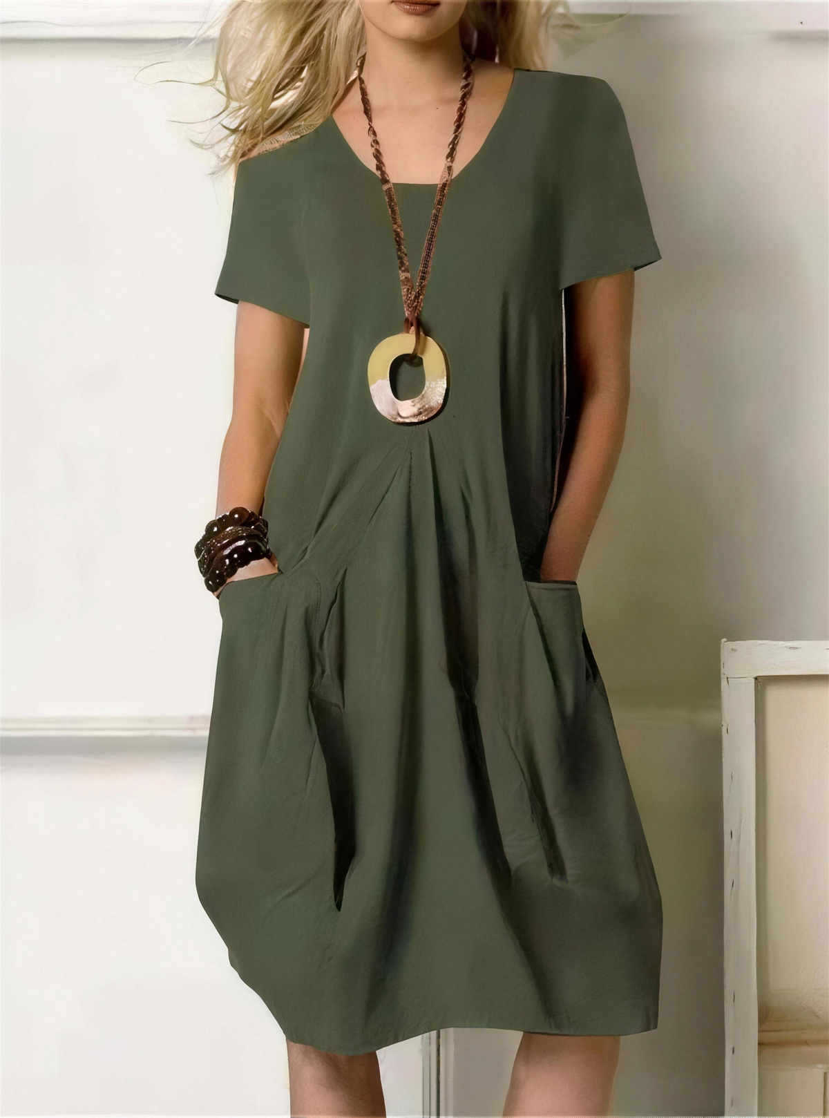 Kwani Easy Casual Flow Dress - 4K - 3