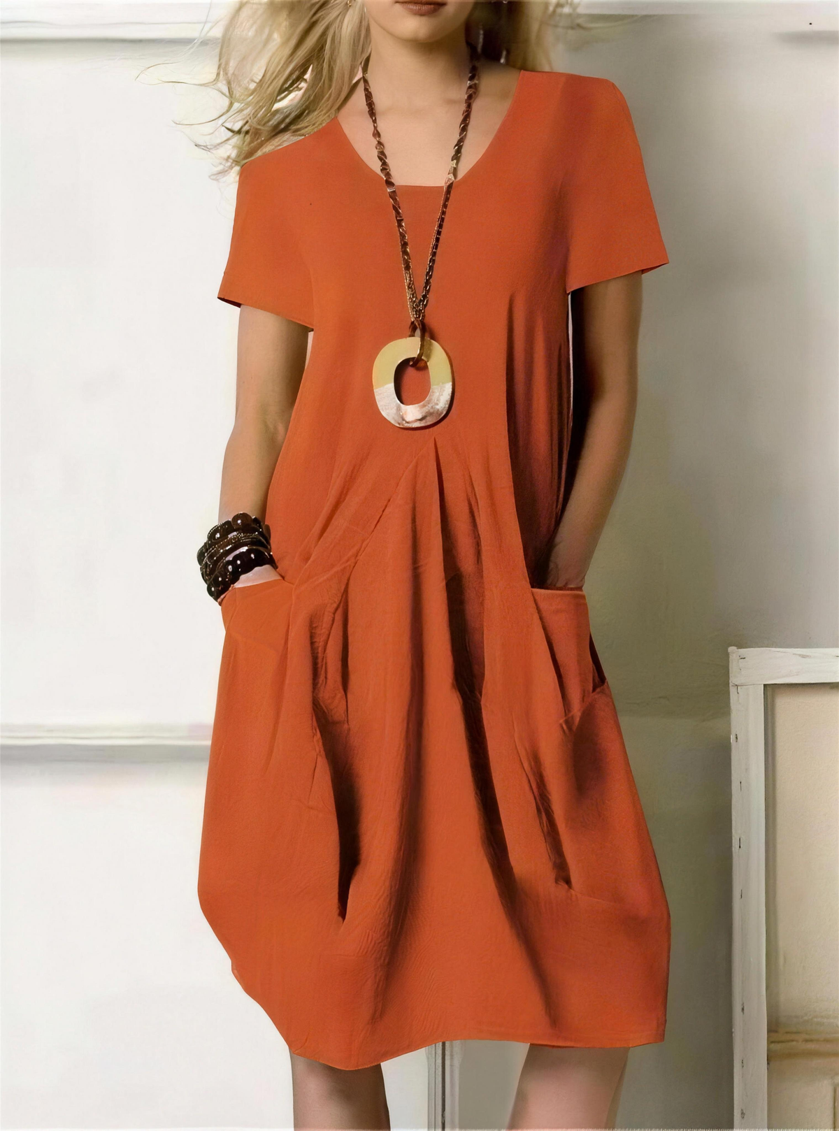 Kwani Easy Casual Flow Dress - 4K - 4